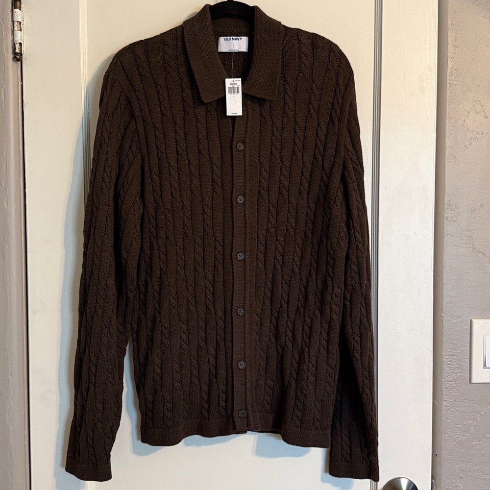 Old Navy Taupe Knit Sweater